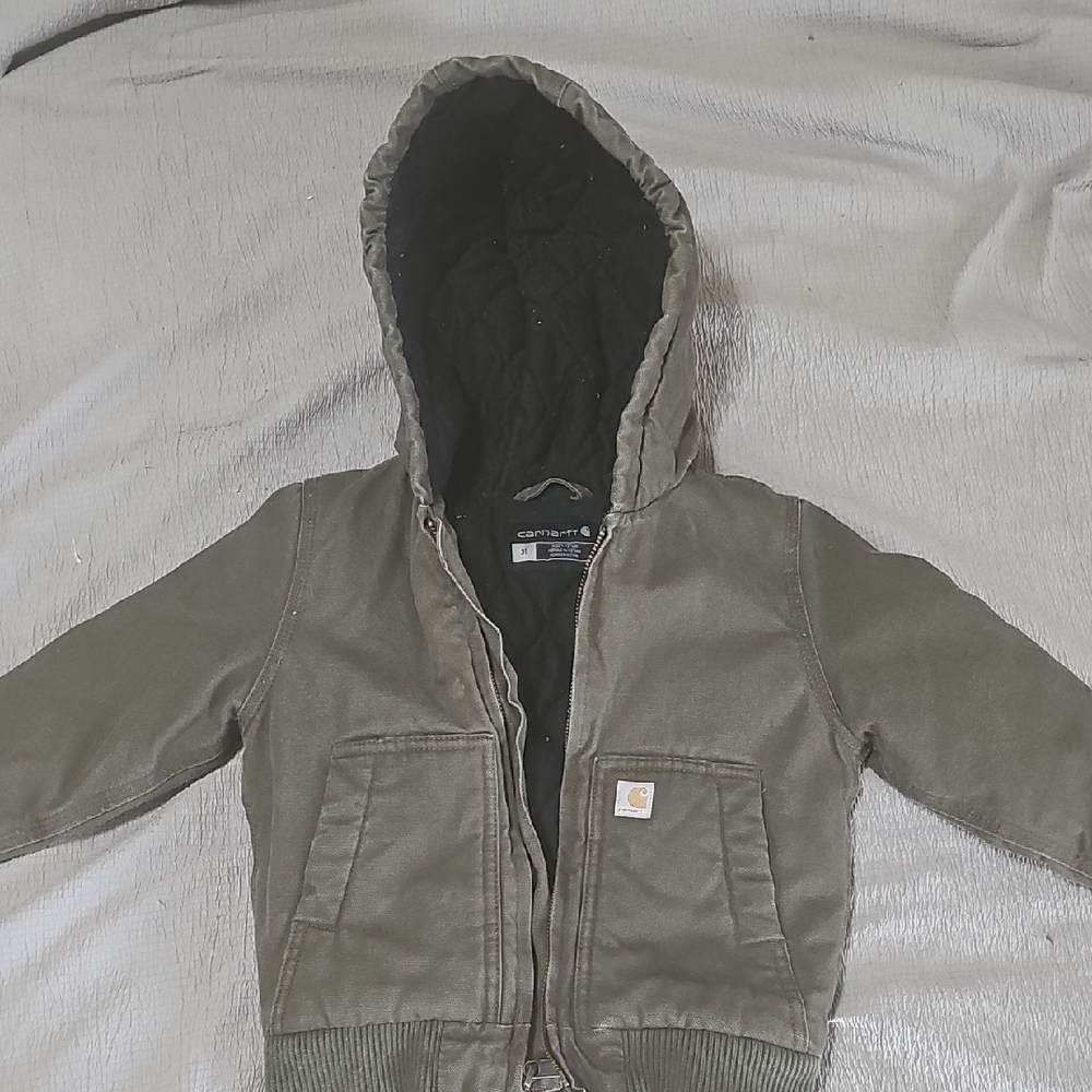 Carhartt Dark Olive Hooded Jacket